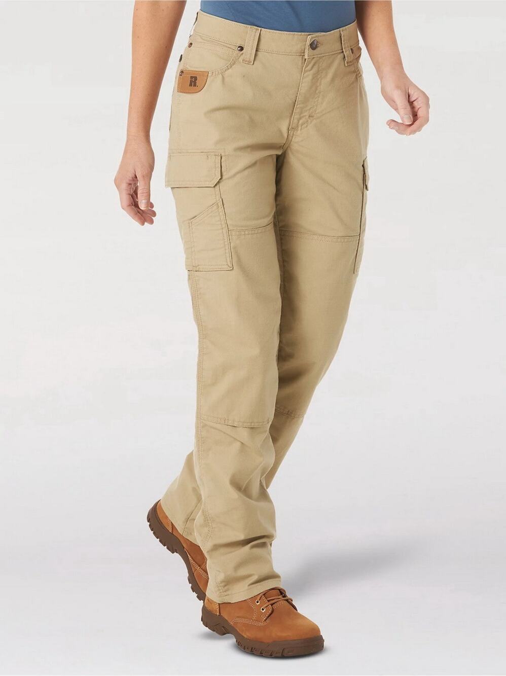NWT Wrangler Khaki Riggs Workwear Regular Fit Ranger Pants Women's Size 18x32